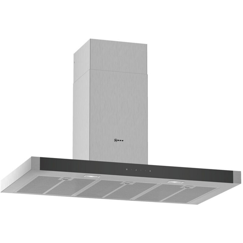 Dekorative wandhaube 90cm 65db 710m3 / h edelstahl Neff d95bhm4n0
