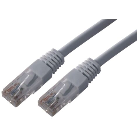 FCC5EM-0.5M MCL-SAMA Cordon de brassage RJ4 MCL Cordon de brassage RJ45 CAT 5e U/UT CAT 5e U/UTP Patch cable - 0.5 m Gr