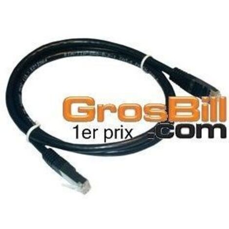 FCC5EM-3M MCL-SAMA Cordon de brassage RJ4 MCL Cordon de brassage RJ45 CAT 5e U/UTP - 3m Gris