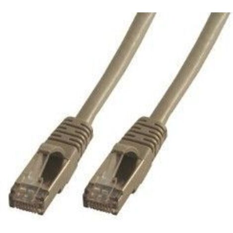 FCC6ABM-10M MCL-SAMA Cordon Ethernet de bra MCL Cordon Ethernet de brassage RJ45 CAT6 A F/UTP - 10m Gris