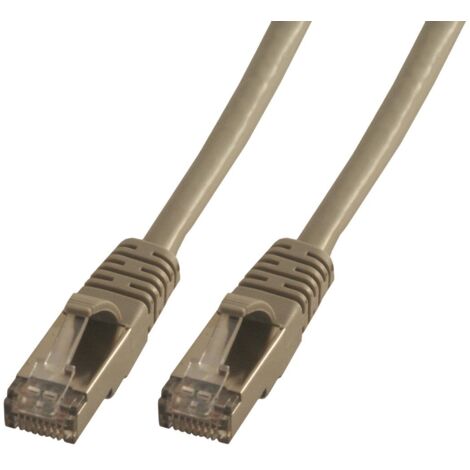 FCC6ABM-1M MCL Cordon de brassage RJ45 CAT6 A MCL Cordon de brassage RJ45 CAT6 A F/UTP - 1m Gris