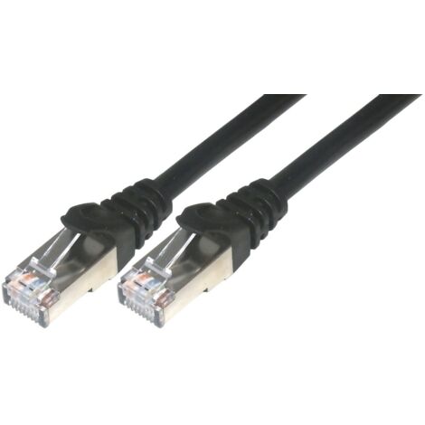 FCC6BM-0.5M/N MCL Cordon de brassage RJ45 CAT 6 F/UTP MCL Cordon de brassage RJ45 CAT 6 F/UTP - 50cm Noir