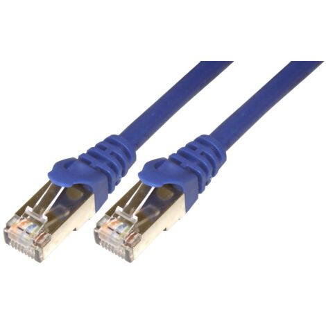 FCC6BM-1M/B MCL-SAMA Cordon de brassage RJ4  (P) MCL Cordon de brassage RJ45 CAT 6 F/UTP CAT 6 F/UTP Patch cable - 1m Blue  (P)