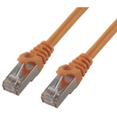 FCC6BM-1M/O MCL Cordon de brassage RJ45 CAT 6 MCL Cordon de brassage RJ45 CAT 6 F/UTP - 1m Orange