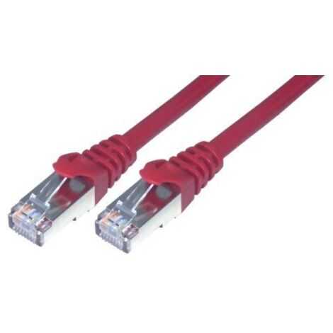 FCC6BM-1M/R MCL Cordon de brassage RJ45 CAT 6 (P) MCL Cordon de brassage RJ45 CAT 6 F/UTP - 1m Rouge  (P)