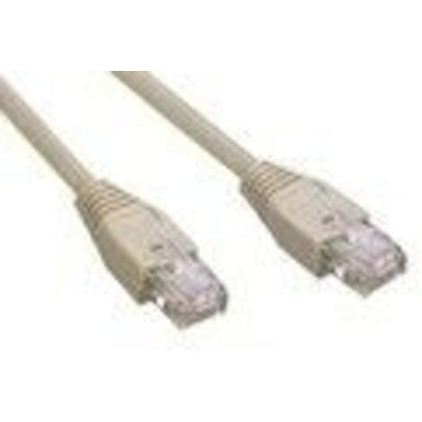 FCC6M-1M MCL Cordon de brassage RJ45 CAT 6 MCL Cordon de brassage RJ45 CAT 6 U/UTP - 1m Gris