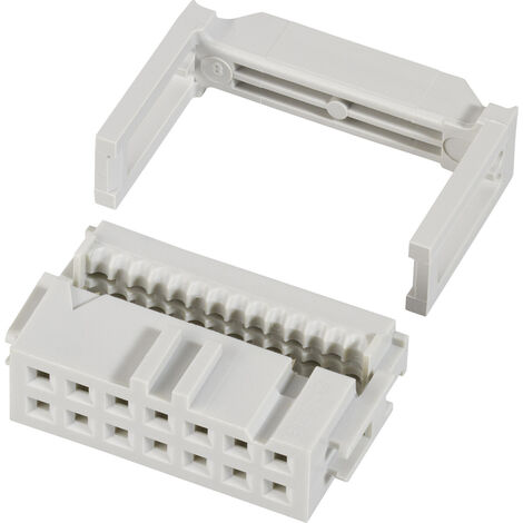 FCI 71600-064LF Pfosten-Steckverbinder mit Zugentlastung Rastermaß: 2.54 mm Polzahl Gesamt: 64 Anzah