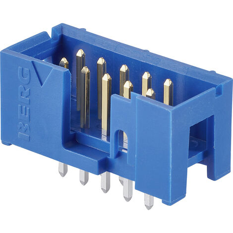 FCI 75869-130LF Pfosten-Steckverbinder  Rastermaß: 2.54 mm Polzahl Gesamt: 4 Anzahl Reihen: 2 1 St.