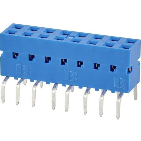 FCI Connettore femmina (standard) Numero di righe: 2 Poli per fila: 8 71991-308LF 1 pz.