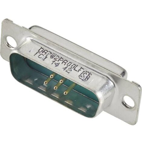 FCI D-SUB DA7W2PA00LF SUB-D ibrido 180 ° Numero Poli (num): 7 A saldare 1 pz.