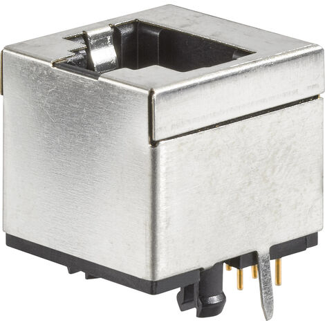 FCI Modular jacks RJ45-Einbaubuchse 91139-088LF Buchse, Einbau vertikal  Pole: 8P8C  Metall 1 St.