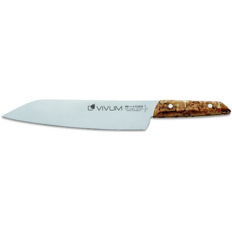 F.DICK Chefmesser VIVUM Kochmesser mit 21cm Klinge mit Birkenholzgriff 83647212H