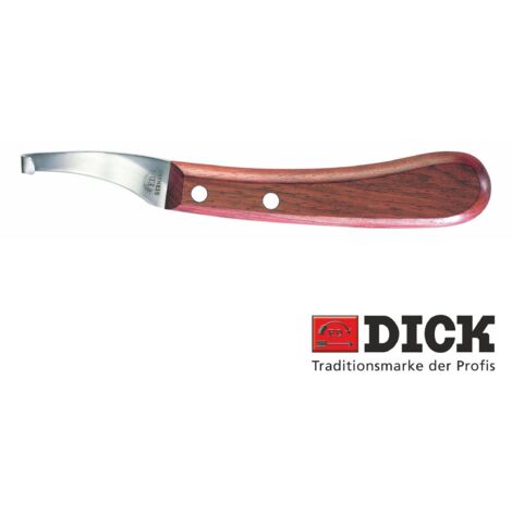 F.DICK Hufmesser ASCOT-CURVED (Gekräpft Rechts-Kurz-Schmal Palisander 65mm)