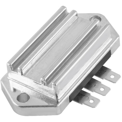 Fdit Automatischer Spannungsregler für 8 bis 25 PS Motoren 41 403 10 -S Passt sich erheblich an 15 Ampere an Unterschiedlich für mechanische Metallmotoren, Silber.