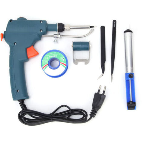 Fdit Pistolet de Soudage 80W Robuste avec Interrupteur de Puissance pour la Soudure Précise -Divers des Soudements et des Professionnels (Plug UE 220V)