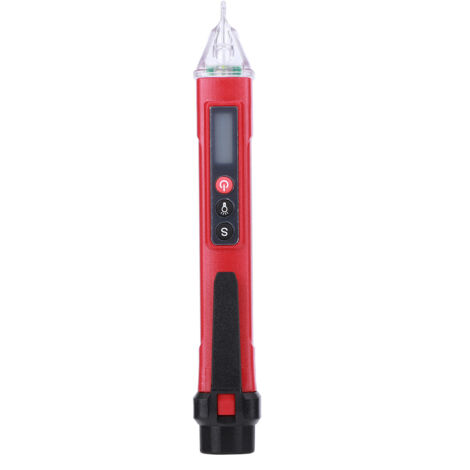 Fdit Tente Spannungsprüfer-Stift Digitales elektrisches Messgerät ohne Farbe für Elektriker und Heimwerker Gelb (rot und schwarz).