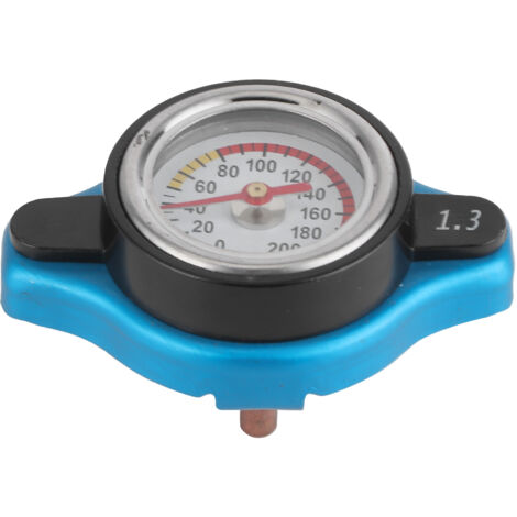 Fdit Universal-Thermostat-Heizkörperdeckel, Druckentlastungsventil aus Aluminiumlegierung mit Silikondichtung, Druckbelastbarkeit 0,9 kg (kleiner Kopf 1,3par).
