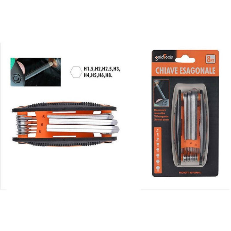 Image of Trade Shop Traesio - Trade Shop - set key exagonal 8 key aus dem ferrament work -