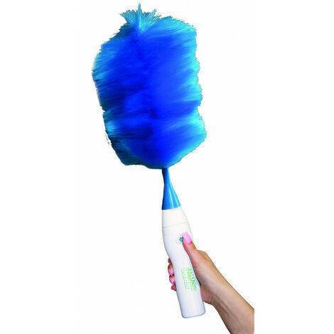 Feather duster - HURRICANE ACTI DUST - Blue/White - Adult - 45cm Telescopic Feather Duster
