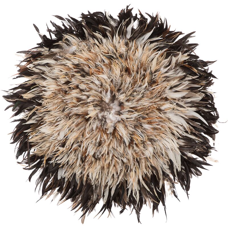 Feather Wall Decor ø60 Cm Light Brown Juju 124768 - Juju Hat Feather Wall Hanging Uk Feather Wall Decor ø60 Cm Light Brown Juju 124768 - Juju Hat Feather Wall Hanging Uk