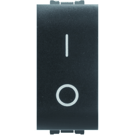 Feb Elettrica INTERRUTTORE BIPOLARE 16 AX Col. Antracite 20.00 pz