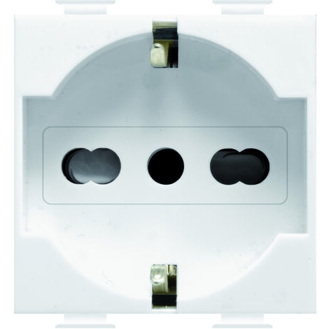 Feb Elettrica PRESA DI SICUREZZA UNEL BIPASSO 2P+T  10-16A FIT Col. Bianco 10.00 pz