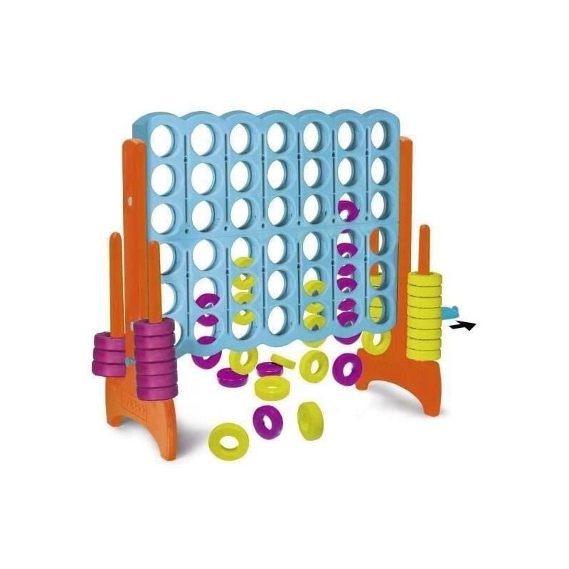 Aire de jeux Puissance 4 Geant - plastique anti-UV Feber avec 21 anneaux