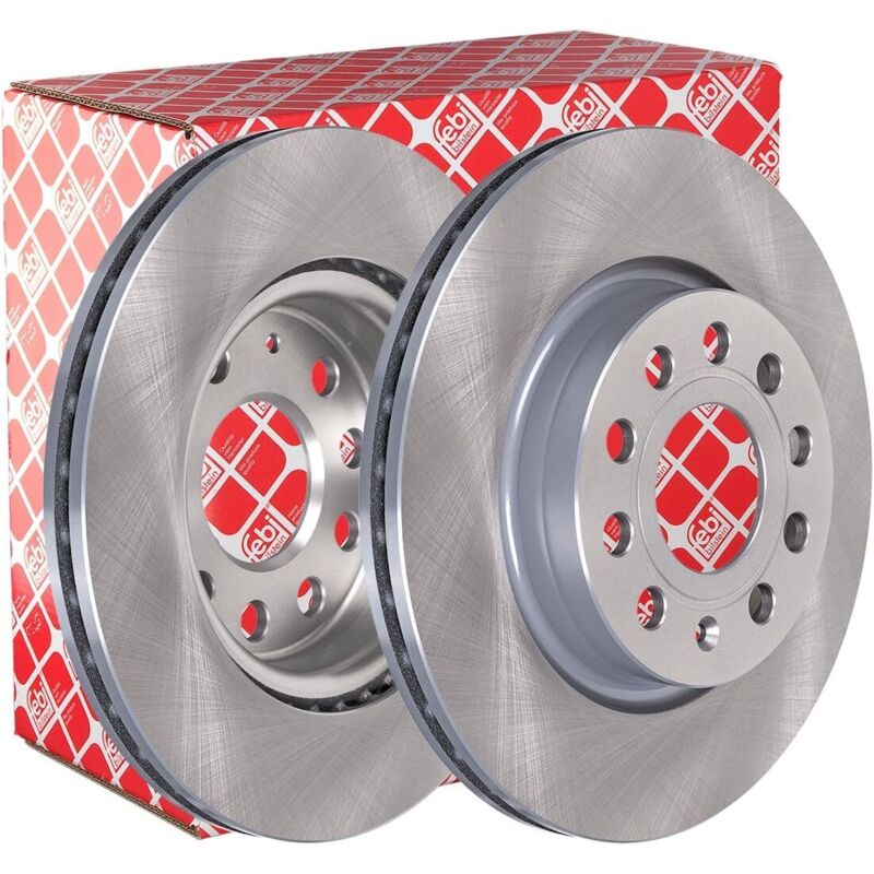 febi bilstein 22904 Brake Disc Set (2 Brake Disc) front, internally ventilated, No. of Holes 5