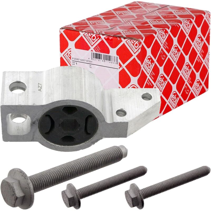 febi bilstein 32542 control arm bushing kit with mounting bolts, 1 piece