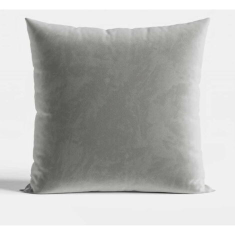 Federa 40x40 Decorativa in Velluto Grigio Freddo
