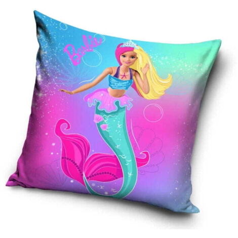 Federa 40X40 microfibra Barbie Sirena