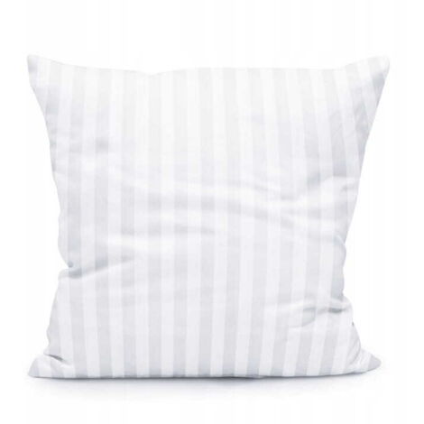 Federa 50x70 Hotel Damask Stripe 1cm bianco