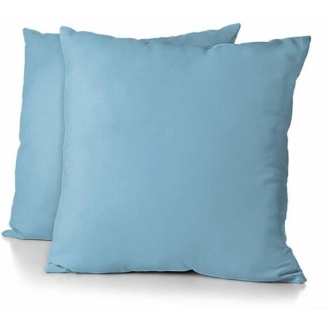 Federa HOME LINGE PASSION 63 x 63 cm Azzurro Chiaro 2 Pezzi (2 Unità)