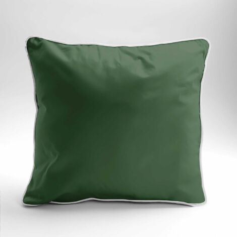 Federa in puro cotone Macatin 40x40 verde