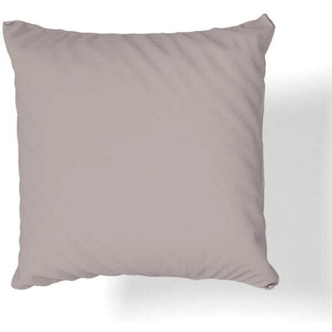 Federa in raso di cotone 40x40 cannella