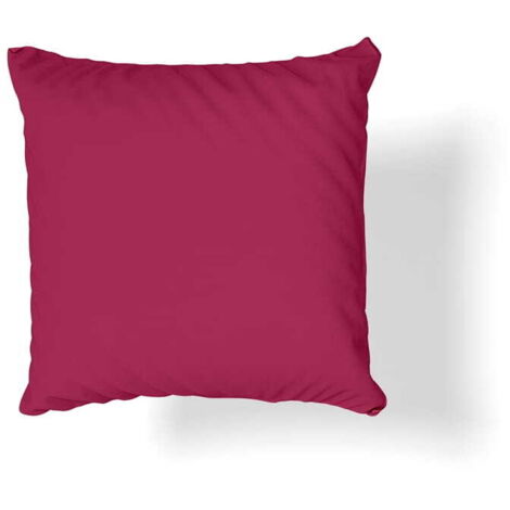 Federa in raso di cotone 40x40 Magenta