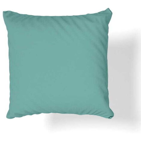 Federa in raso di cotone 40x40 Menta