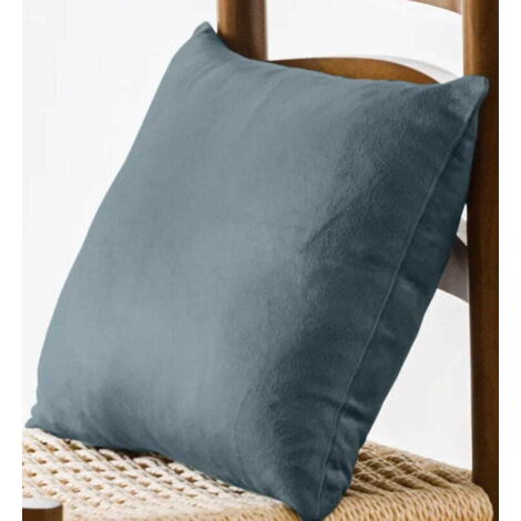 Federa in velluto 40x40 blu