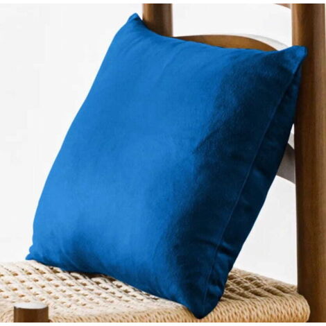 Federa in velluto 40x40 blu navy