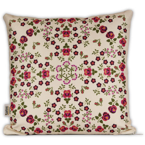 Federa popolare Opole con fiori viola e beige