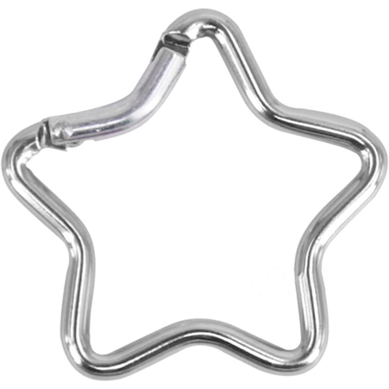 Image of Federkarabiner, sternförmiger Karabiner aus Aluminiumlegierung, geeignet für Rucksäcke