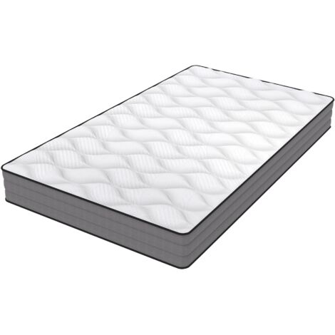 Federkernmatratze – 120 x 200 x 20 cm – H3 – Öko-Tex-zertifiziert – Bezug aus Lyocell – 7-Zonen-Matratze