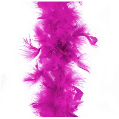 Federkette - Weihnachtsbaumboa 190 cm fuchsiafarben