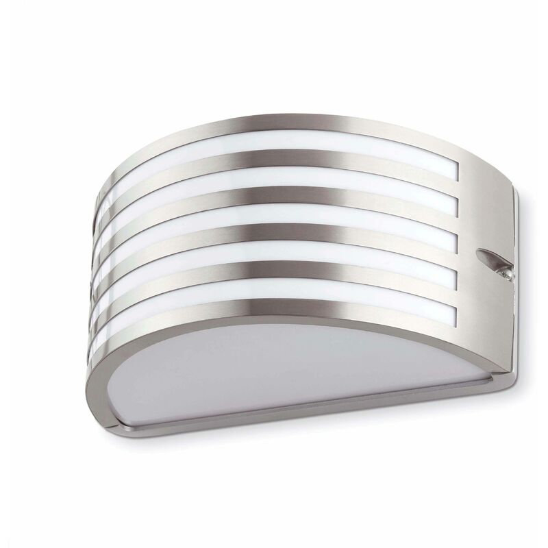 Faro Fedon - 1 Light Outdoor Wall Light Matt Nickel IP54, E27