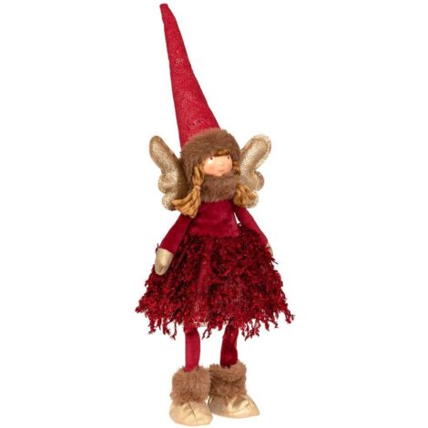 FEE ROUGE LED DE PIE 48CM - Feeric lights & christmas