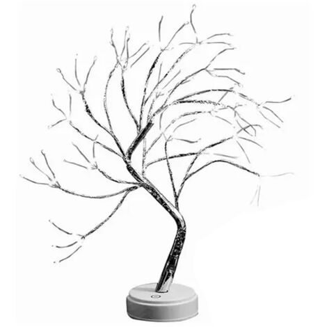 Feen-Bonsai-Baumlampe mit 108 LEDs, USB-/Batteriebetrieb, Berührungsschalter, warmweißes Licht, Heimdekoration