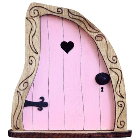 Feentür für Bäume – Miniatur-Feengartendekoration für den Außenbereich, Gartenkunst und Skulptur für Kinderzimmer oder Wand