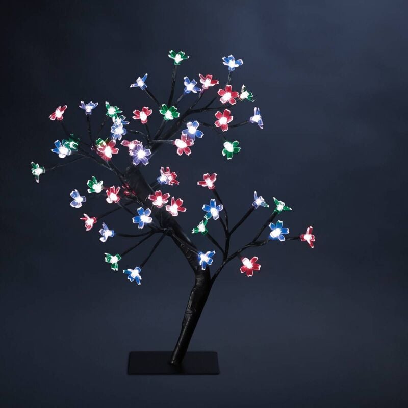 Arbre lumineux intérieur Prunus H45cm 48 led + transfo - Feeric lights & christmas