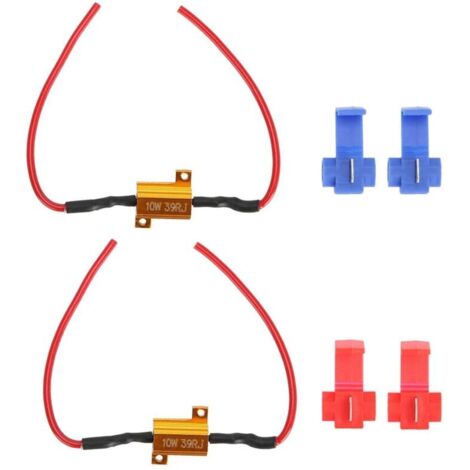 Fehlerfreier LED-Blinkerwiderstand P21W für Auto-LED-Blinkerwiderstand, Motorrad-LED-Blinkerwiderstand, LED-Decoder für Auto, 2-teiliger Auto-LED-Decoder Anti-Hyp