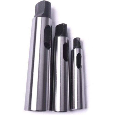 Fei Yu Cône Morse douille de perçage Réduction adaptateur pour tour de fraisage (MT1 à MT2, MT3 à MT2, MT3 à MT4,3pcs)